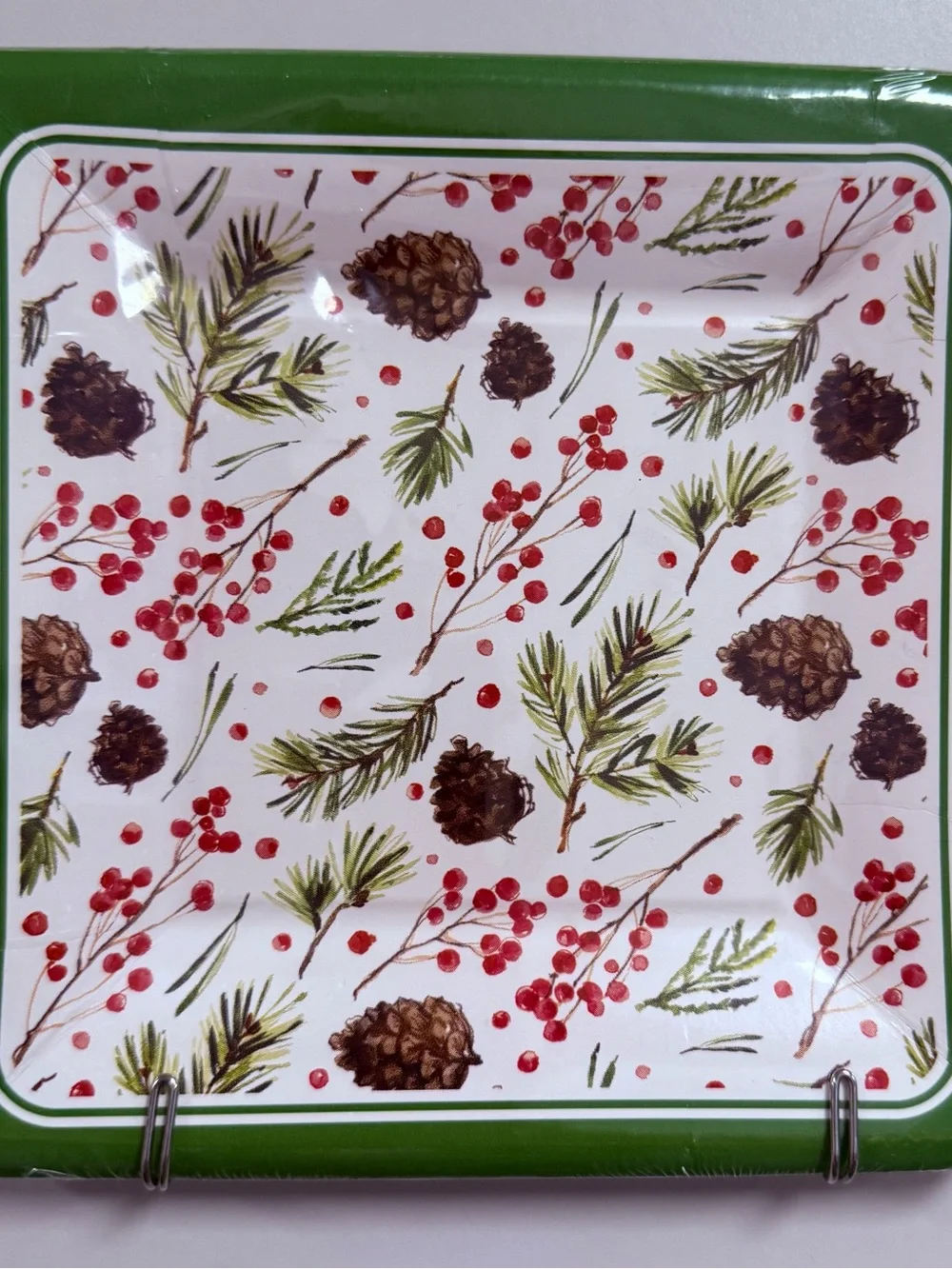 Square Salad Paper Plates Boston International 8-Count 7